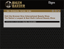 Tablet Screenshot of bigenbarber.com